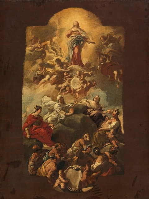 Luca Giordano - The Assumption Of The Virgin