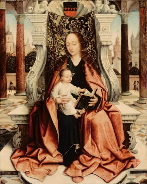 Master of Frankfort - The Virgin Enthroned