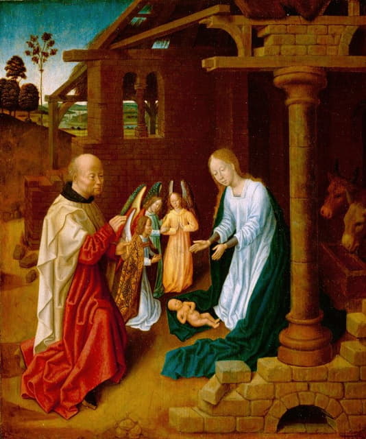 Master of Saint Ildefonso - Adoration of the Christ Child