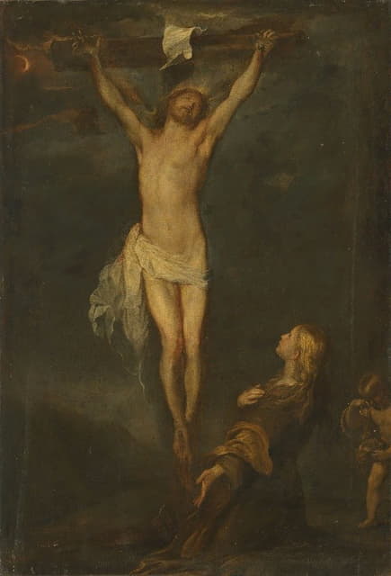 Anthony van Dyck - The Crucifixion with Saint Rosalia