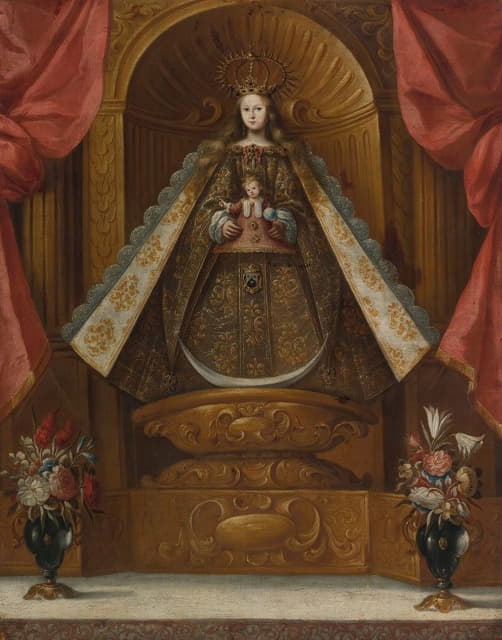 South American School - Virgin With Child