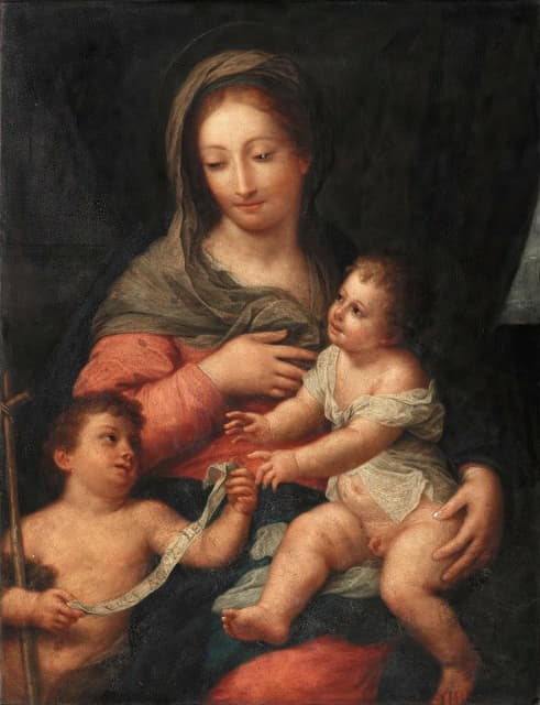 Anonymous - Madonna and Child with the Young Saint John the Baptist