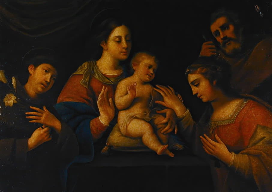 亚历山大圣凯瑟琳与婴儿耶稣的精神订婚