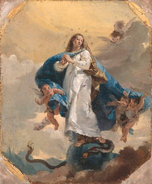 workshop of Giovanni Battista Tiepolo - The Immaculate Conception