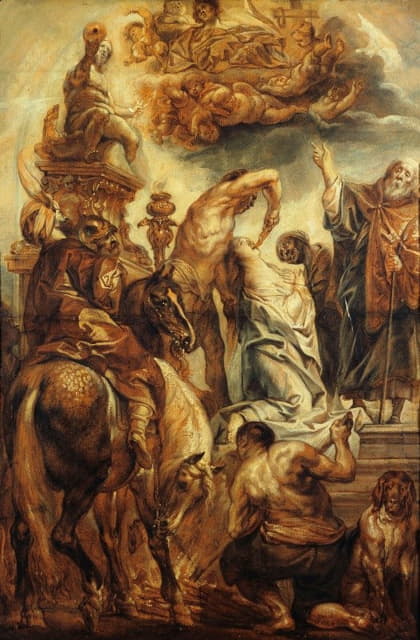 Jacob Jordaens - Le Martyre de Sainte Apolline