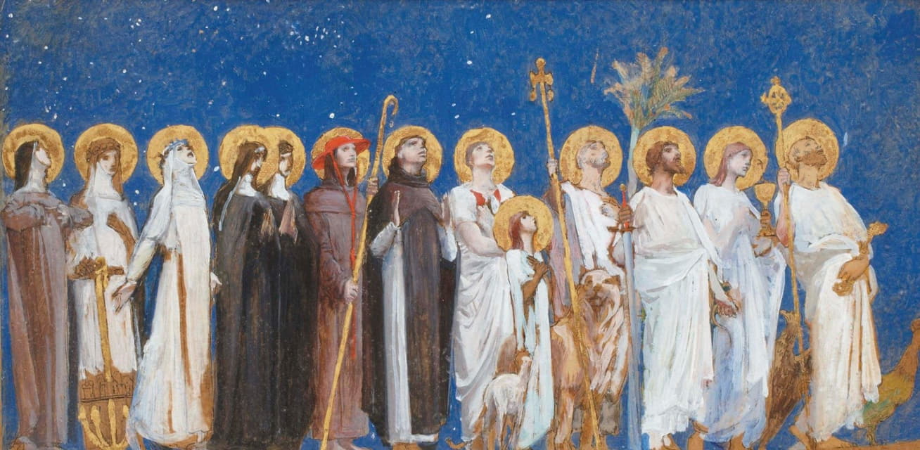 Luc-Olivier Merson - Saints en procession