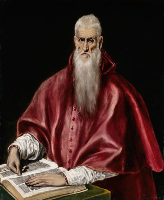 El Greco (Domenikos Theotokopoulos) - Saint Jerome as Scholar