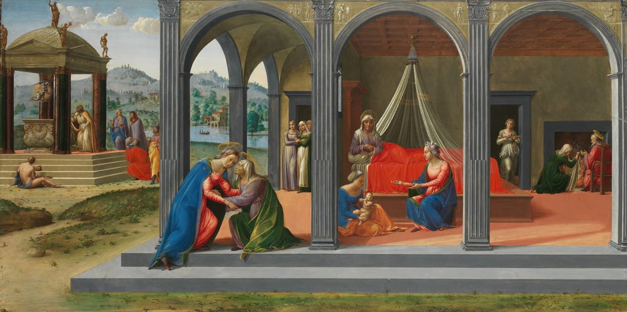 Francesco Granacci - Scenes from the Life of Saint John the Baptist