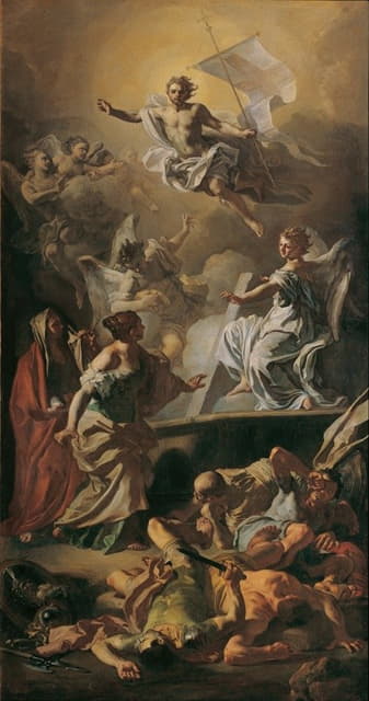 Francesco Solimena - Auferstehung Christi