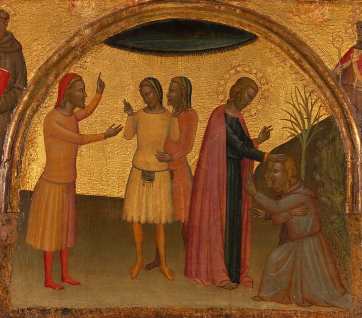 Francescuccio Ghissi - Saint John the Evangelist with Acteus and Eugenius