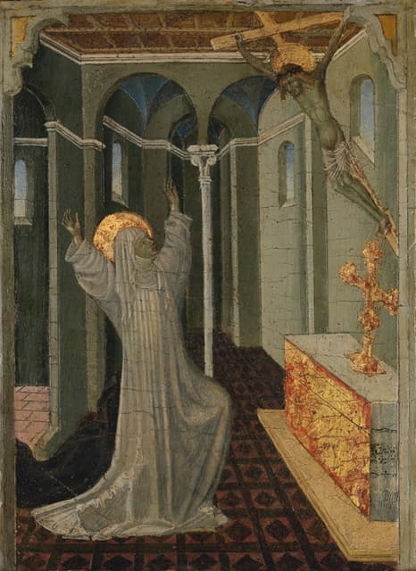 Giovanni di Paolo - Saint Catherine of Siena Receiving the Stigmata