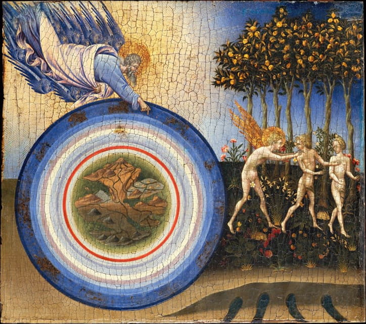 Giovanni di Paolo - The Creation of the World and the Expulsion from Paradise