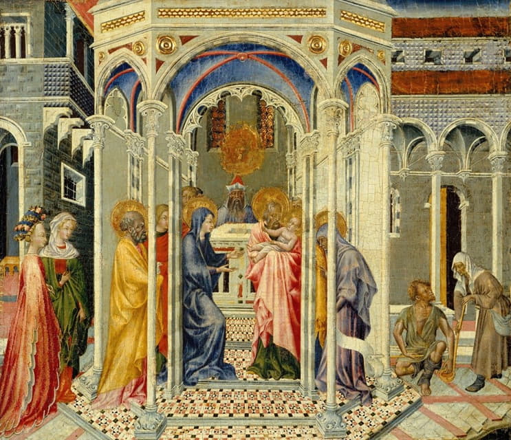 Giovanni di Paolo - The Presentation of Christ in the Temple