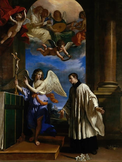 Guercino - The Vocation of Saint Aloysius (Luigi) Gonzaga