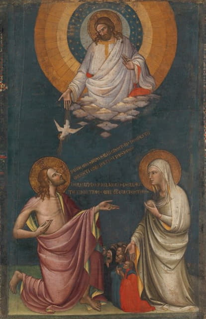 Lorenzo Monaco - The Intercession of Christ and the Virgin