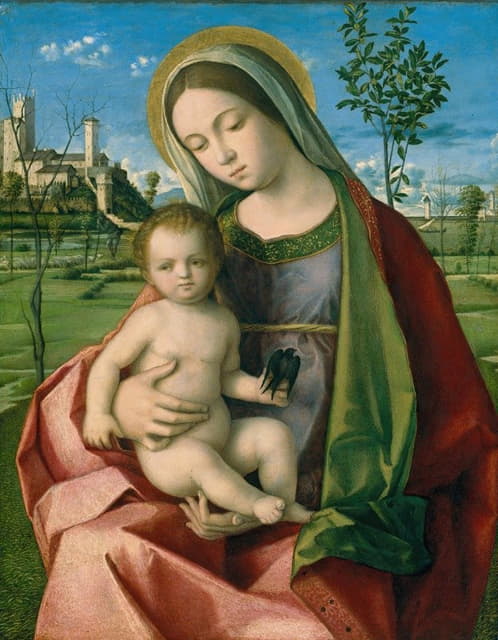 Workshop of Giovanni Bellini - Madonna and Child