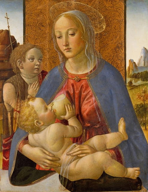 圣母子与年轻的施洗圣约翰