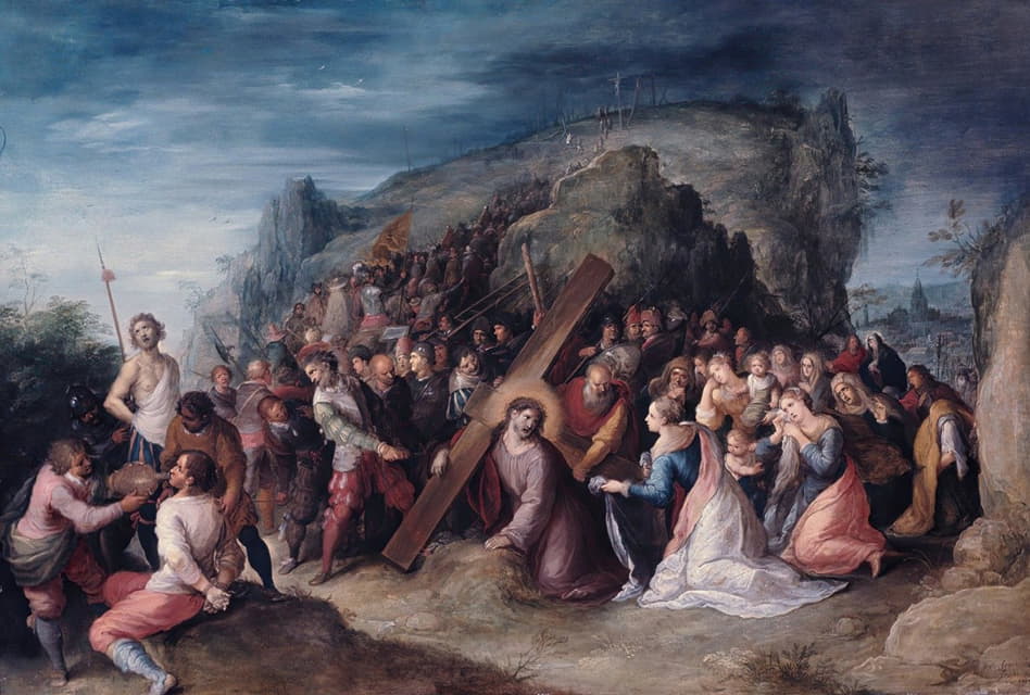 Frans Francken the Younger - Road to Calvary