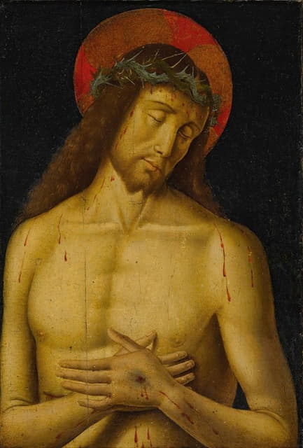 Giovanni Santi - Christ as the Man of Sorrows