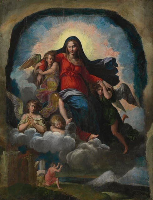Girolamo Da Carpi - The Assumption of the Virgin