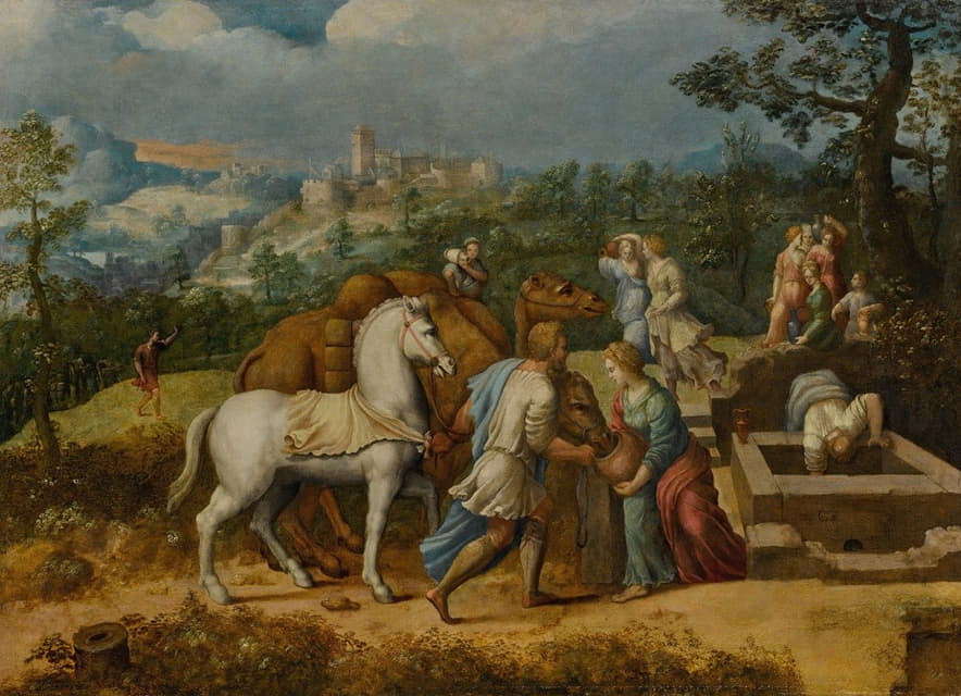 Girolamo da Treviso - Rebecca at the Well