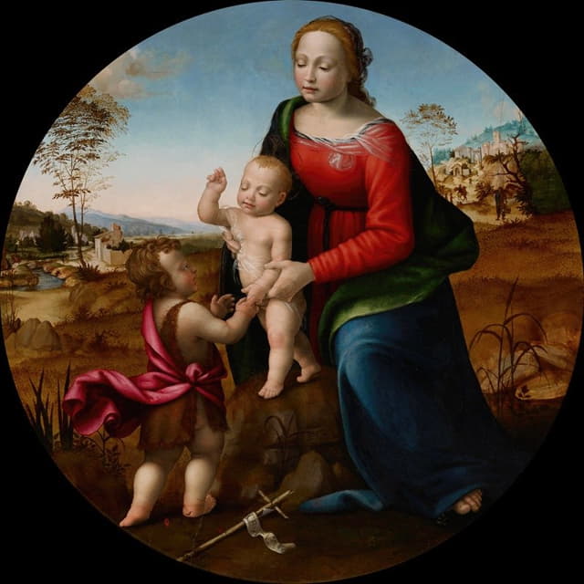 Giuliano Bugiardini - Madonna and Child with the Infant Saint John the Baptist