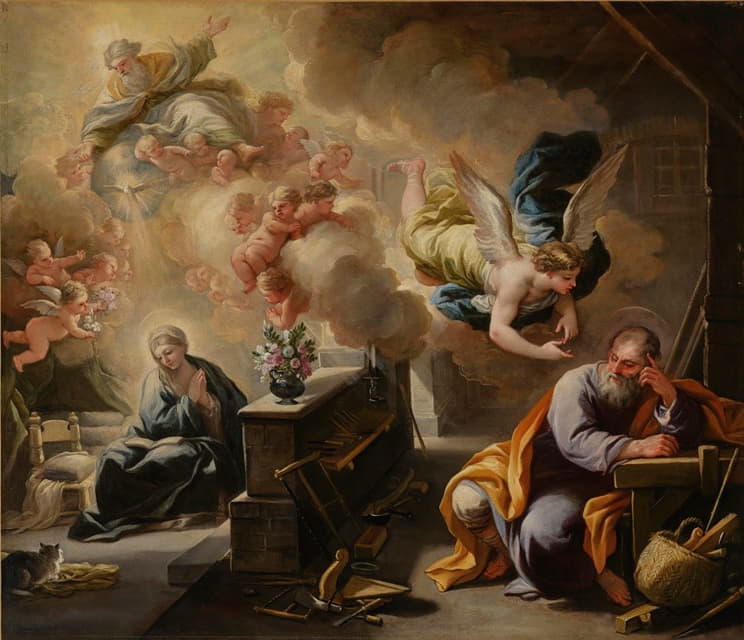 Luca Giordano - The Dream of St. Joseph