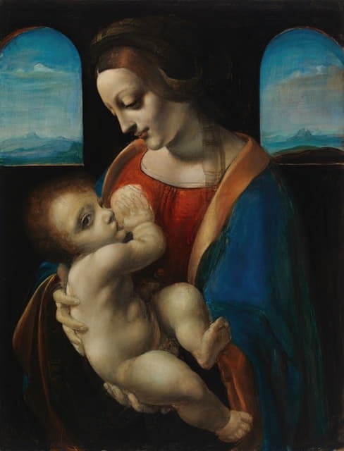Magnus Enckell - Madonna Litta, copy after Leonardo da Vinci