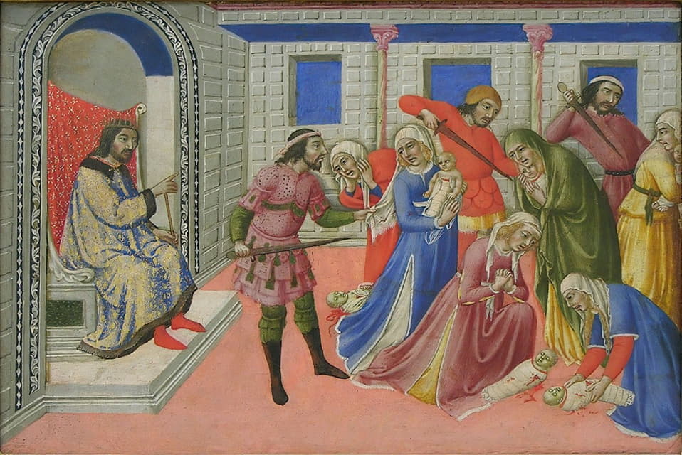 Sano di Pietro - The Massacre of the Innocents ca. 1470