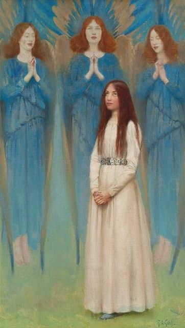 Thomas Cooper Gotch - A vision of angels