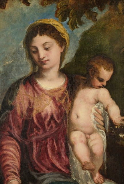 Andrea Meldolla - Madonna And Child