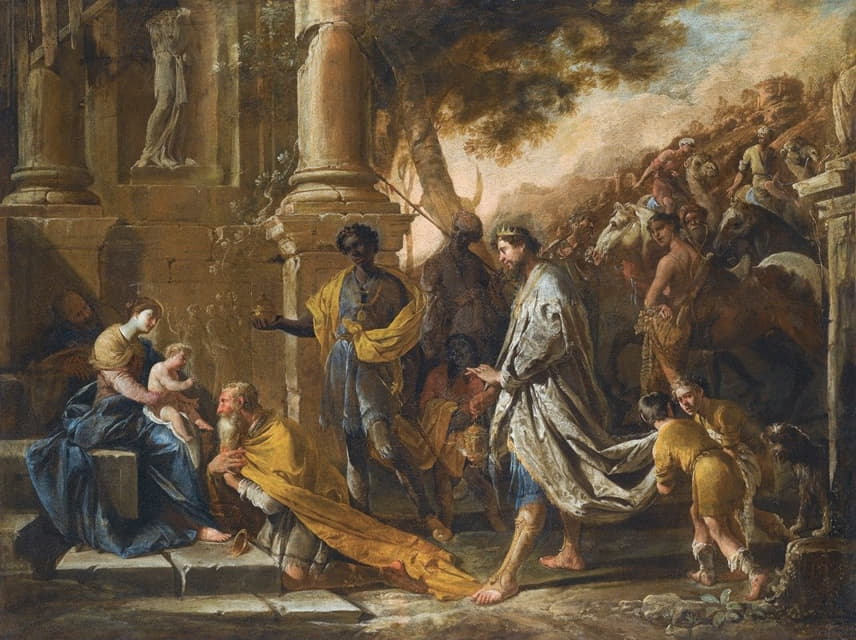 Domenico Gargiulo - Adoration Of The Magi