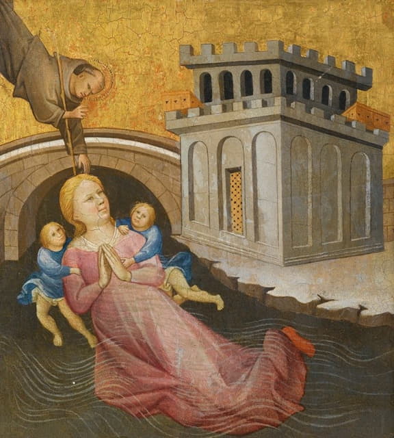 一位方济会圣徒奇迹般地救了一位溺水的妇女