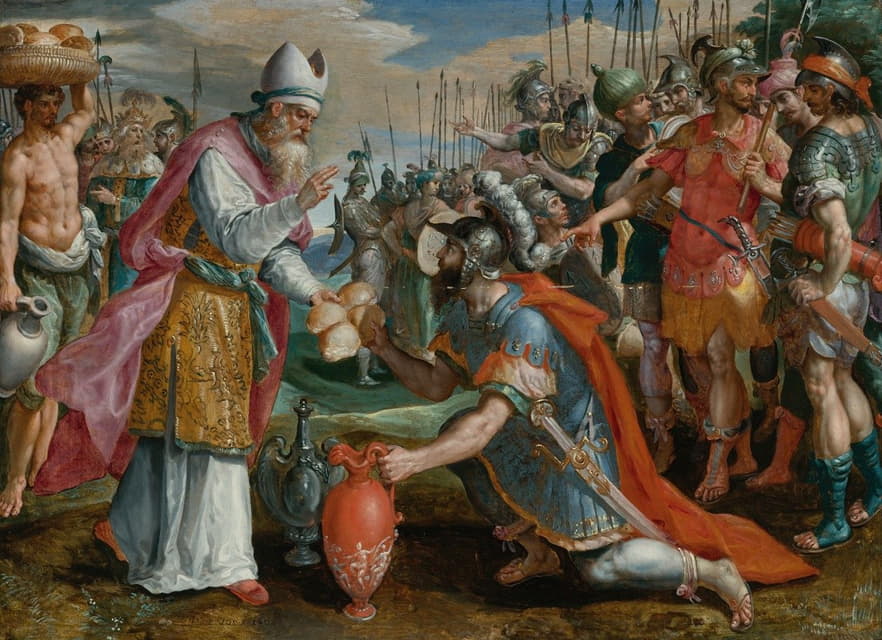 Maerten De Vos - Abraham And Melchizedek
