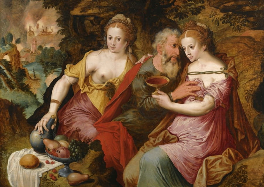 Master Of The Prodigal Son - Lot And His Daughters