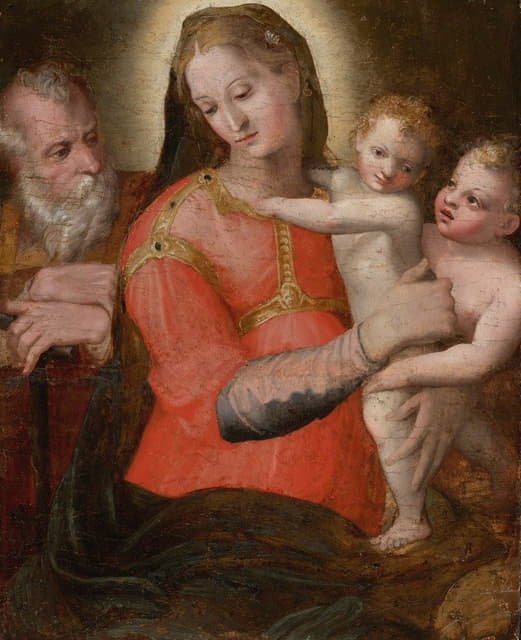 Pellegrino Tibaldi - Madonna And Child With St. John