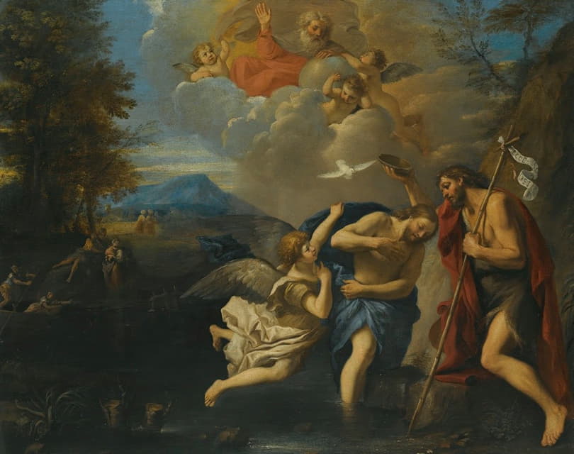 Pier Francesco Mola - The Baptism Of Christ