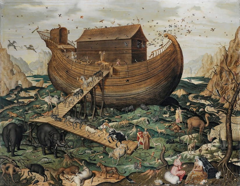 Simon de Myle - Noah’s ark on the Mount Ararat