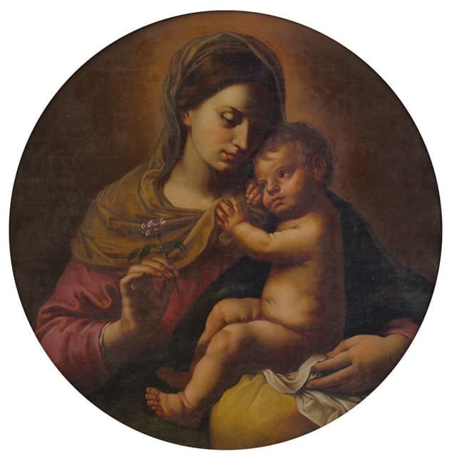 Simone Cantarini - Madonna And Child