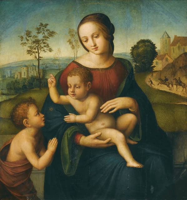 圣母玛利亚与婴儿圣约翰浸信会