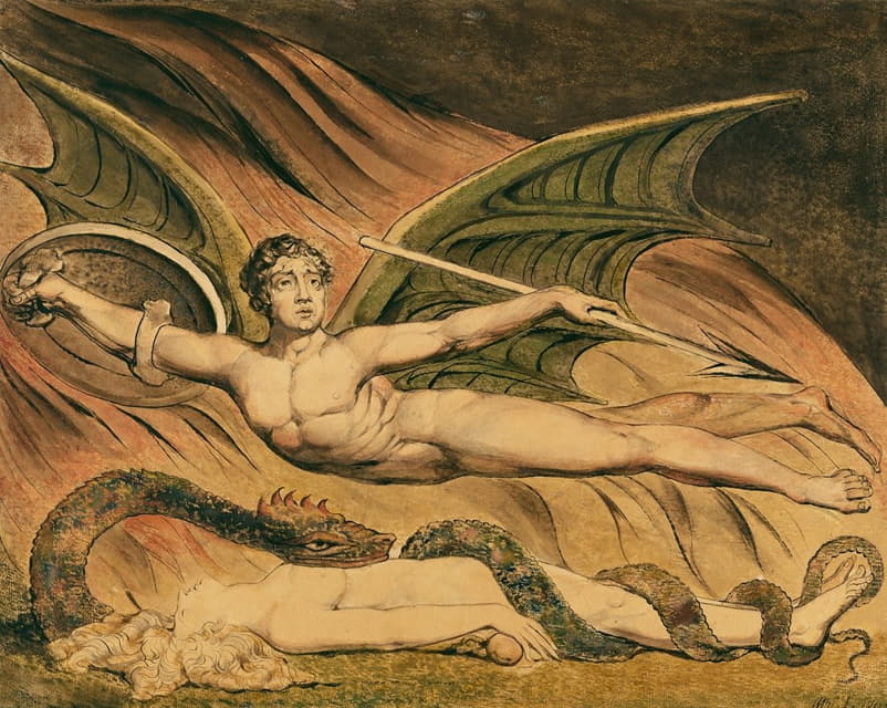 William Blake - Satan Exulting over Eve