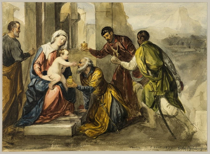 After Bonifacio Veronese - Adoration of the Magi