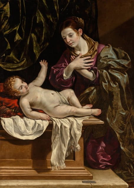 Matteo Loves - The Virgin Mary adoring the Christ Child
