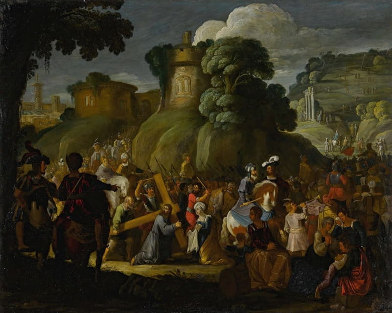 David Teniers The Elder - Christ on the road to Calvary