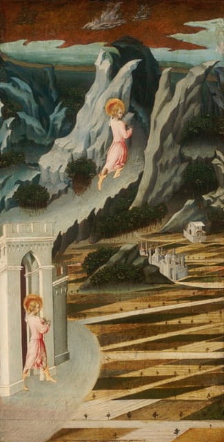 Giovanni di Paolo - Saint John the Baptist Entering the Wilderness