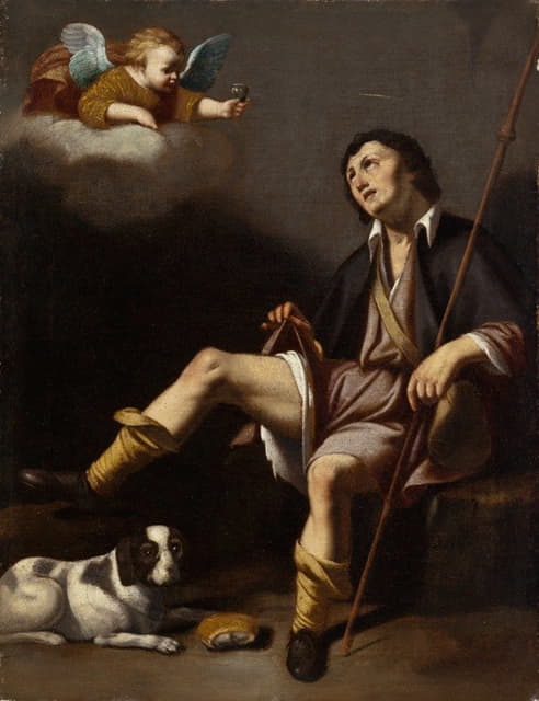 Guy François - Saint Roch and the Angel