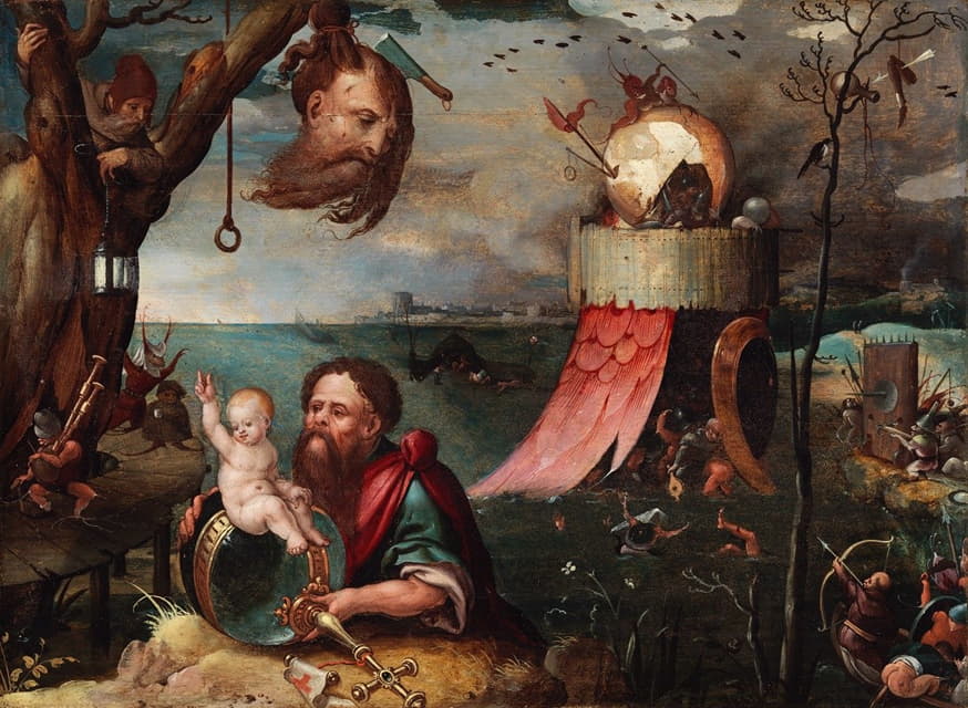 Jan Mandijn - Saint Christopher and the Christ Child