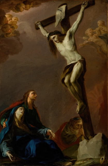 《圣母玛利亚抹大拉和圣约翰受难》祭坛画的模特儿