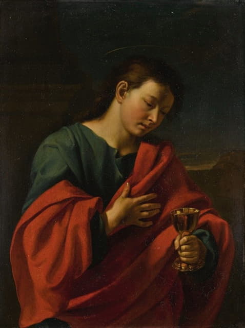 Simone Cantarini - Saint John the Evangelist