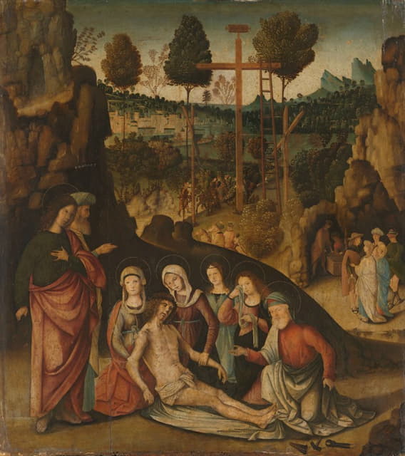 Bernardino di Bosio Zaganelli - Lamentation of Christ